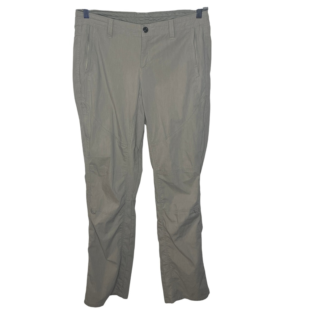 KUHL Womens 10 REG Hiking Pants Khaki Outdoor Travel Versatile